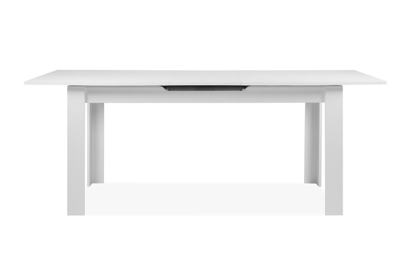 Esstisch - ausziehbar, LB ca. 160x80 cm, Weiß