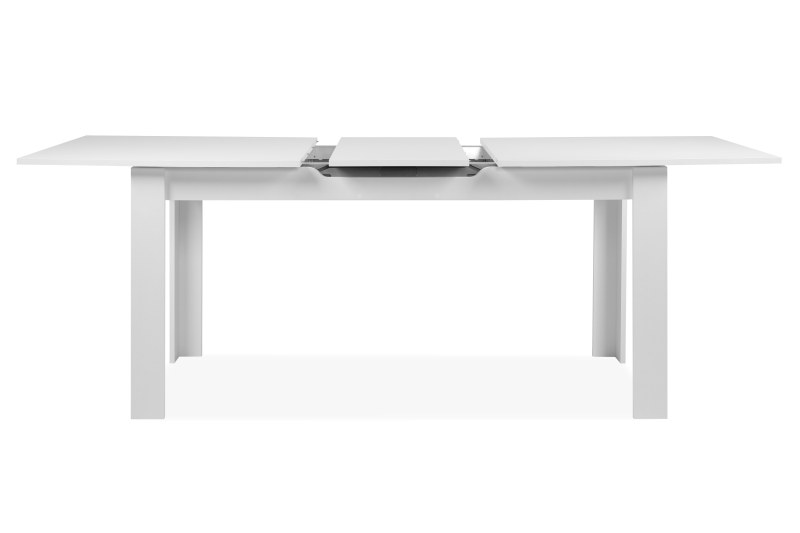 Esstisch - ausziehbar, LB ca. 160x80 cm, Weiß