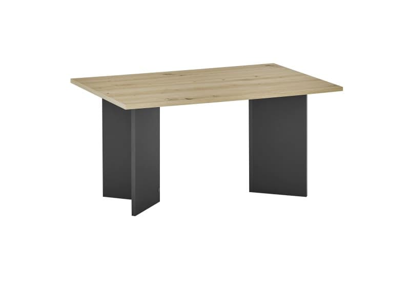 Couchtisch - LB ca. 86x58 cm, Artisan Eiche Nachbildung, Grau