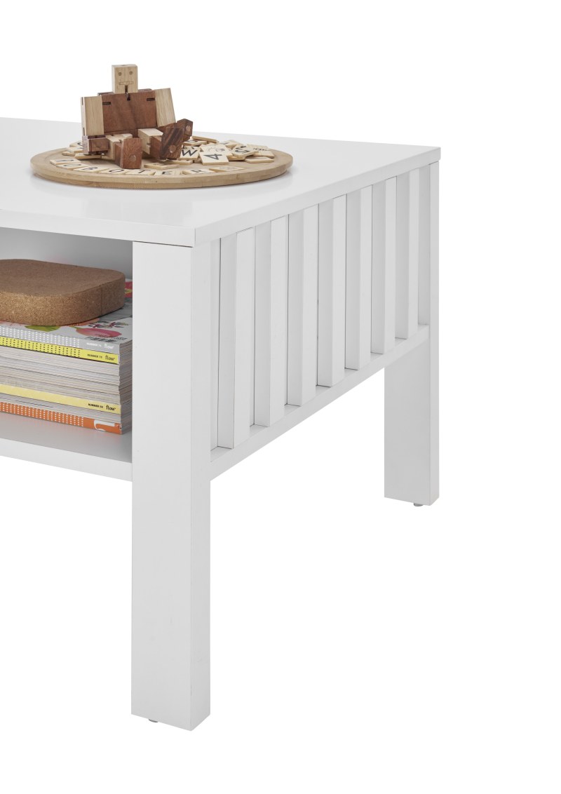 Couchtisch - LB ca. 108x60 cm, Weiß