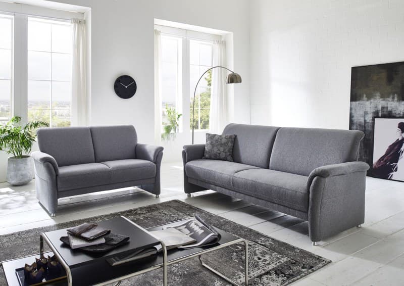 Sofa - 2,5-Sitzer, Stoff, Grau