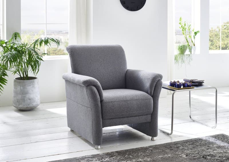 Sessel - Stoff, Grau