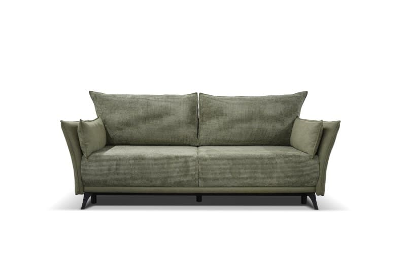 Schlafsofa - 2-Sitzer inkl. Liftfunktion, Stoff, Grün