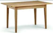 Esstisch - ausziehbar LB 110(160) x 70 cm, Wildeiche furniert