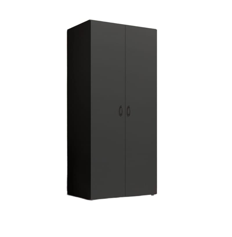 Drehtürenschrank- B ca. 80 cm, Graphit