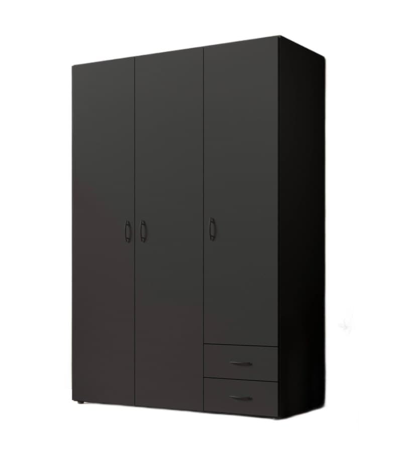 Drehtürenschrank- B ca. 120 cm, Graphit