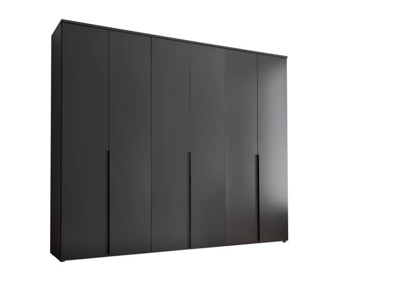 Drehtürenschrank- B ca. 270 cm, Graphit