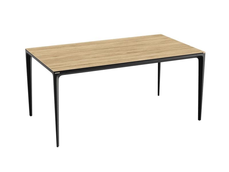 Esstisch - LB ca. 200x100 cm, Keramik, Eiche hell