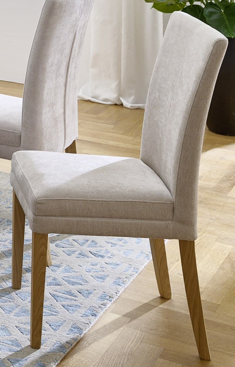 Stuhl EM Zadar - Stoff, beige