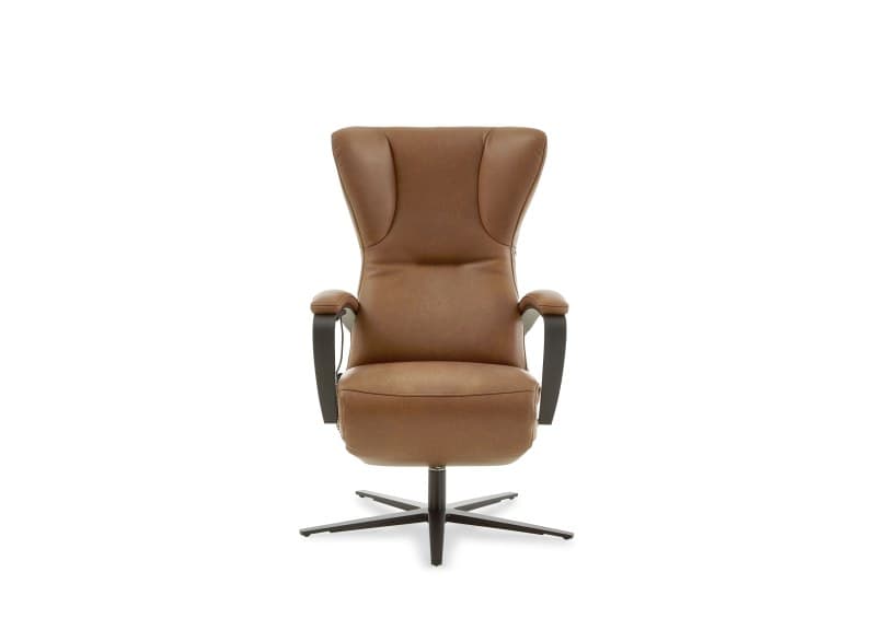 Sessel - GR.L, Relaxfunktion motorisch, Leder, Cognac