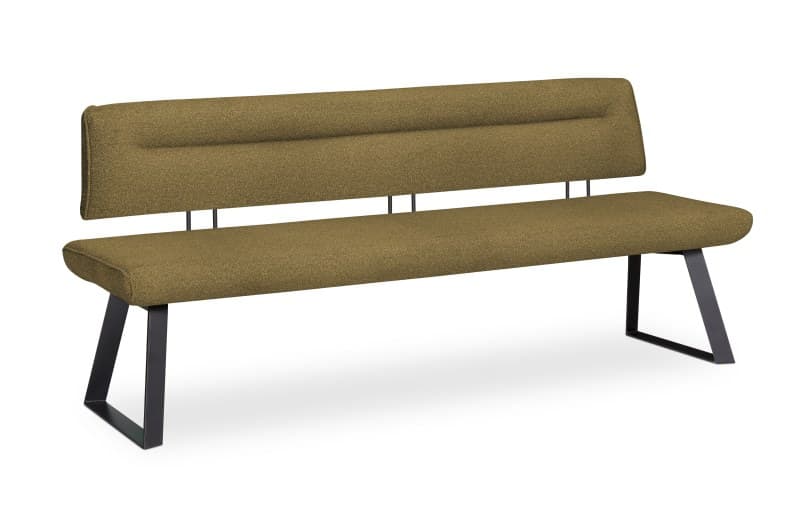 Polsterbank - Breite ca. 200 cm, Polyester, Rost