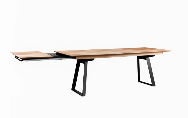 Esstisch - ausziehbar, LB ca. 180x90 cm, Eiche natur