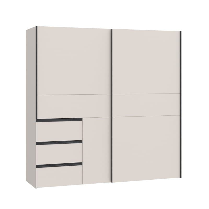 Schwebetürenschrank FJOLLA - B ca. 200, Sand