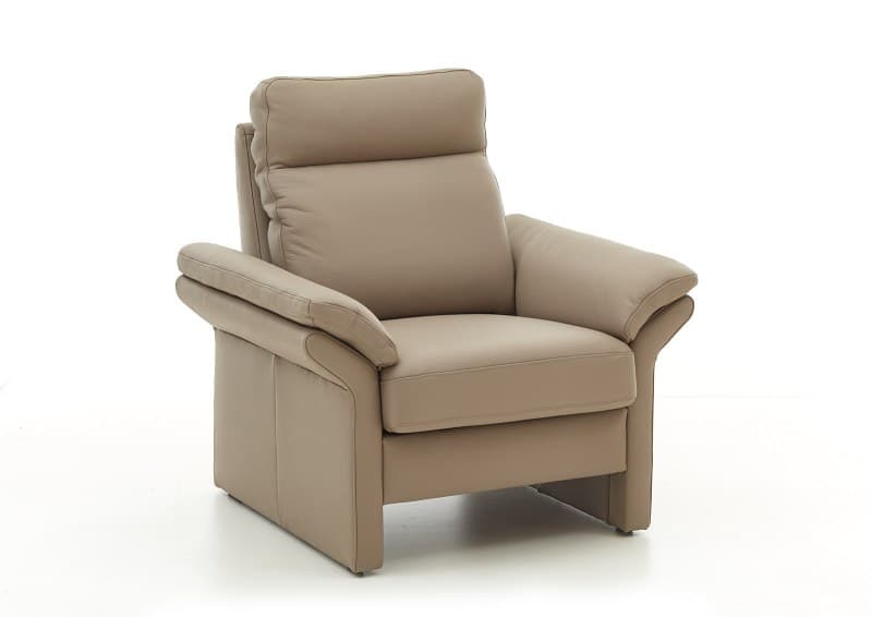 Sessel EM Dublin 2.0 - Leder, Taupe