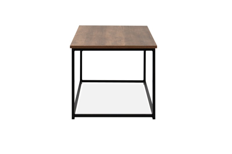 Couchtisch - LB ca. 90x48 cm, Artisan Eiche Nachbildung, Schwarz
