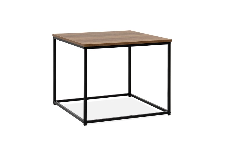 Couchtisch - LB ca. 60x60 cm, Artisan Eiche Nachbildung, Schwarz