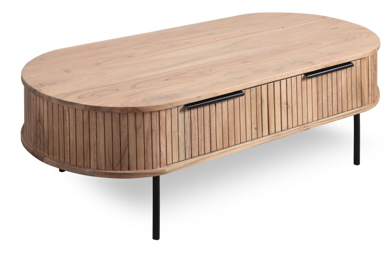 Couchtisch - LB ca. 118x60 cm, Akazie massiv