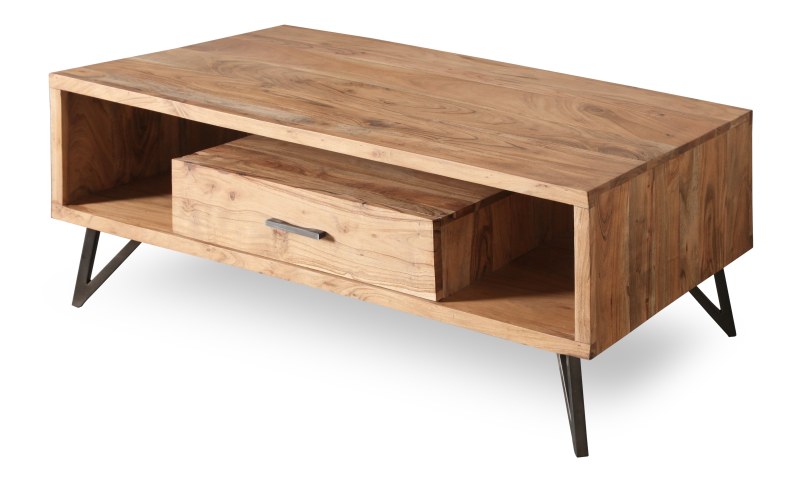 Couchtisch - LB ca. 118x60 cm, Akazie massiv